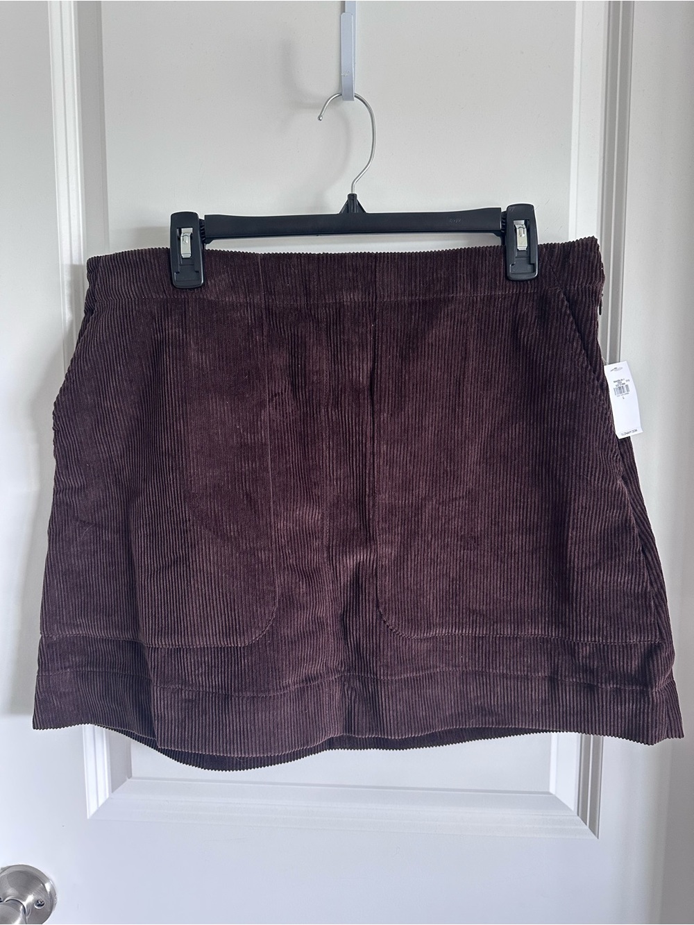 Old Navy Corduroy Mini Skirt in Dark Brown